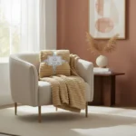 Manta Acanalada Estambul Picaso King 270 X 240 Liso Acanalado 1.8 Kg Beige