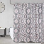 Cortina De Baño Picaso Teflón Estampado 180x180 C/ganchos Boho Estampada