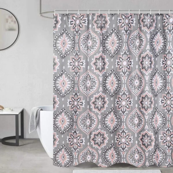 Cortina De Baño Picaso Teflón Estampado 180x180 C/ganchos Boho Estampada
