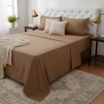 Juego De Sabanas 2½ Pl 600 H Premium Bordadas Tierra - Imagen 2