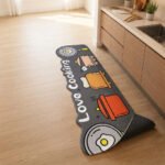 Set X2 Alfombra De Cocina 38x58 + 38x98 Antideslizante 98 M 38 M Ollas