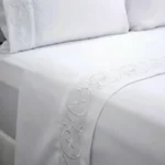 Juego De Sabanas 2½ Pl 600 H Premium Bordadas Blanco - Imagen 7