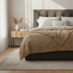 Manta Acanalada Estambul Picaso King 270 X 240 Liso Acanalado 1.8 Kg Beige - Imagen 3
