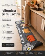 Set X2 Alfombra De Cocina 38x58 + 38x98 Antideslizante 98 M 38 M Ollas - Imagen 4