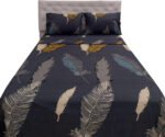 Juego De Sabanas Queen Size 200 Hilos 160 X 200 + 30 Hotel Lisa Estampado Animal Print - Imagen 4