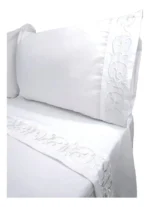 Juego De Sabanas Twin 600 H Premium Bordadas - Imagen 4