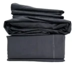 Juego De Sabanas Queen Size 200 Hilos 160 X 200 + 30 Hotel Gris Oscuro - Imagen 2