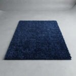 Alfombra De Baño Picaso Shaggy Rectangular 60x40 Cm Azul Rectangular - Imagen 4
