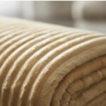 Manta Acanalada Estambul Picaso 2 1/2 Plazas 220x240 Liso Acanalado 1 Kg Beige - Imagen 2