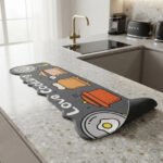 Set X2 Alfombra De Cocina 38x58 + 38x98 Antideslizante 98 M 38 M Ollas - Imagen 3