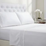 Juego De Sabanas Queen Size 600 H Premium Bordadas Blanco - Imagen 7