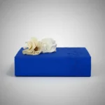 Juego De Sabanas 2½ Pl 600 H Premium Bordadas Azul Liso - Imagen 7