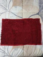 Alfombra De Baño Picaso Shaggy Rectangular 60x40 Cm Bordó Rectangular - Imagen 5