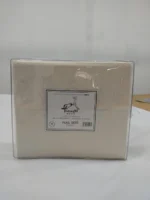 Juego De Sabanas Queen Size 600 H Premium Bordadas Natural - Imagen 7
