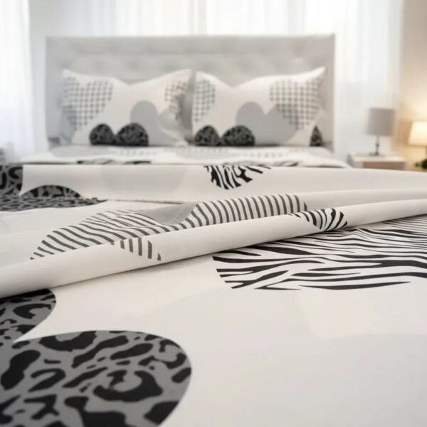 Juego De Sabanas Queen Size 200 Hilos 160 X 200 + 30 Hotel Canela Estampado