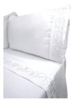 Juego De Sabanas Twin 600 H Premium Bordadas - Imagen 6