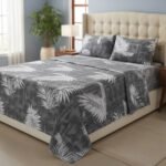 Juego De Sabanas 2 1/2 Plazas 140 X 190 + 25 Hotel Bosque Estampado