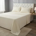 Juego De Sabanas Queen Size 600 H Premium Bordadas Natural - Imagen 8