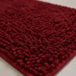 Alfombra De Baño Picaso Shaggy Rectangular 60x40 Cm Bordó Rectangular - Imagen 3