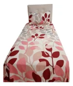 Juego De Sabanas Lisas Twin Size 1 X 2 X 30 Cm Picaso 200 H Color Amanda Floreado - Imagen 2