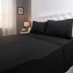 Juego De Sabanas Queen Size 600 H Premium Bordadas Negro - Imagen 2