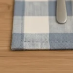 Set X6 Individual Cuadrille Picaso Picnic 45x32 80%algodon Celeste Cuadrille Picnic - Imagen 5