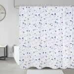 Cortina De Baño Picaso Teflón Estampado 180x180 C/ganchos Terrazo Estampada - Imagen 3