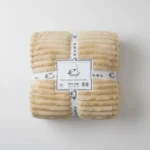 Manta Acanalada Estambul Picaso 2 1/2 Plazas 220x240 Liso Acanalado 1 Kg Beige - Imagen 6