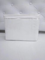 Juego De Sabanas Queen Size 200 Hilos 160 X 200 + 30 Hotel Blanco - Imagen 4
