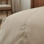 Juego De Sabanas Queen Size 200 Hilos 160 X 200 + 30 Hotel Beige - Imagen 5