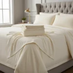 Juego De Sabanas Queen Size 200 Hilos 160 X 200 + 30 Hotel Natural