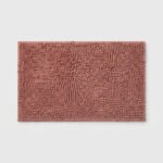 Alfombra De Baño Picaso Shaggy Rectangular 60x40 Cm Rosa Viejo Rectangular - Imagen 4