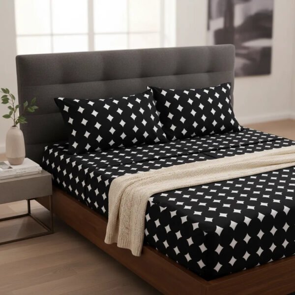 Juego De Sabanas Queen Size 200 Hilos 160 X 200 + 30 Hotel Otto