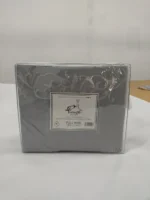 Juego De Sabanas 2½ Pl 600 H Premium Bordadas Gris Claro - Imagen 5