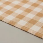 Camino De Mesa Picaso Cuadrille Picnic 40x200 80%algodon Beige Cuadrillé - Imagen 3