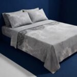 Juego De Sabanas Lisa King Size 2 X 2 Picaso Cotton Touch - Imagen 120