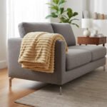 Manta Acanalada Estambul Picaso 2 1/2 Plazas 220x240 Liso Acanalado 1 Kg Beige - Imagen 4