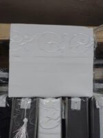 Juego De Sabanas Queen Size 600 H Premium Bordadas Blanco - Imagen 2