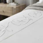 Juego De Sabanas Queen Size 600 H Premium Bordadas Blanco - Imagen 6
