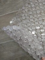 Alfombra De Baño Pvc Antideslizante Bañera Piedras 35x55 Transparente - Imagen 3
