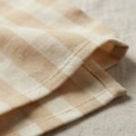 Set X6 Servilletas Picnic Picaso 80% Algodón 45x45 Beige Cuadrille Picnic - Imagen 4