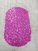 Alfombra De Baño Pvc Antideslizante Bañera Piedras 35x55 Fucsia - Imagen 3