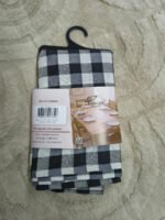 Set X6 Servilletas Picnic Picaso 80% Algodón 45x45 Negro Cuadrille Picnic - Imagen 6