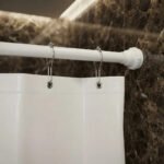 Protector De Cortina De Baño Grueso 100m 180x180 Antihongos Blanco Protector 100m - Imagen 2