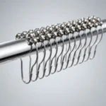 Ganchos Para Cortina De Baño Roller Acero Inoxidable Packx12 Acero Inoxidable - Imagen 4