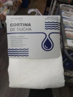Cortina Para Baño De Tela 180x195 Blanca Labrada Blanca Labrada - Imagen 5