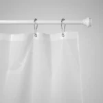 Protector De Cortina De Baño Grueso 100m 180x180 Antihongos Blanco Protector 100m - Imagen 3