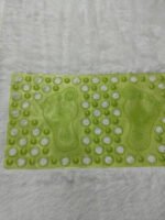 Alfombra De Ducha Pies Antideslizante Pvc Bañera 33x64 Verde - Imagen 4