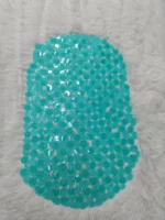 Alfombra De Baño Pvc Antideslizante Bañera Piedras 35x55 Verde - Imagen 4