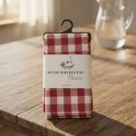 Set X6 Servilletas Picnic Picaso 80% Algodón 45x45 Bordo/rojo Cuadrille Picnic - Imagen 3